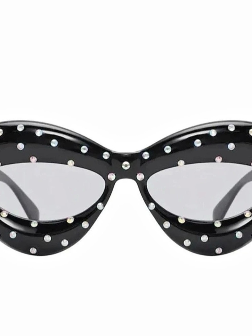 Cat-Eye Sunglasses Black & Red & Pink